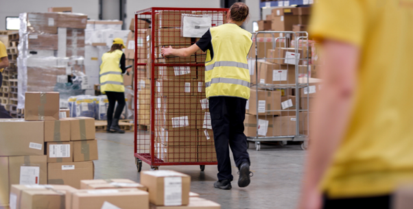 A fast working warehouse with good lead times due to the use of industrial castors to prevent noise pollution