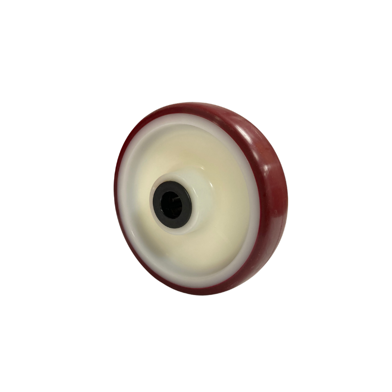 160mm Heavy Duty Polyurethane Wheel with Roller Bearing - 400kg Load Capacity