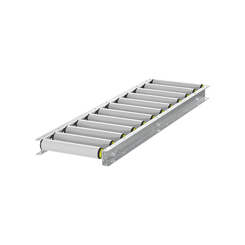 Gravity Box Conveyor, Plastic Rollers, 300 mm width, c/c 105 mm