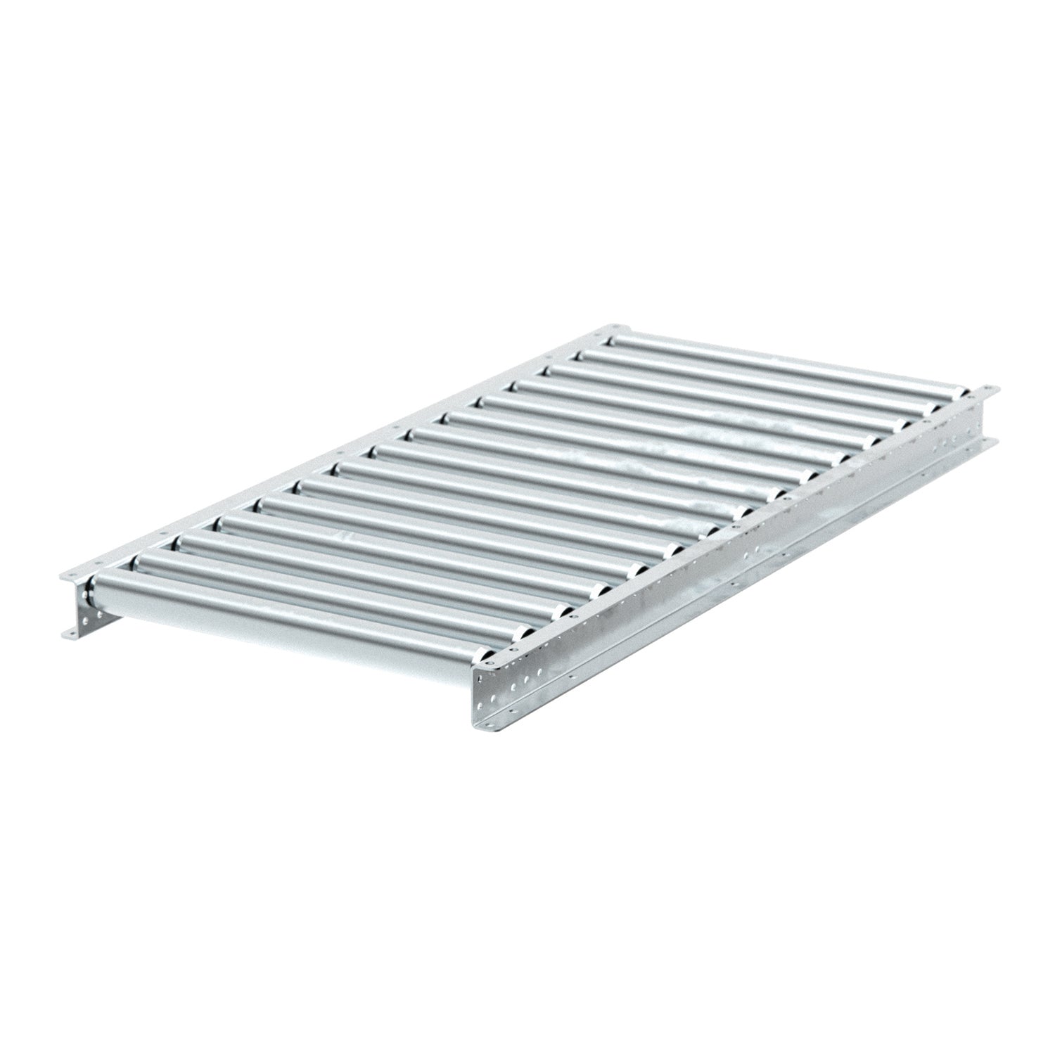 Gravity Box Conveyor, Plastic Rollers, 300 mm width, c/c 105 mm