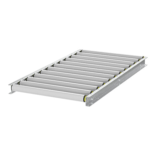 Gravity Box Conveyor, Plastic Rollers, 600 mm width, c/c 105 mm