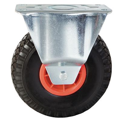 260mm Fixed Plate Castor Puncture Proof