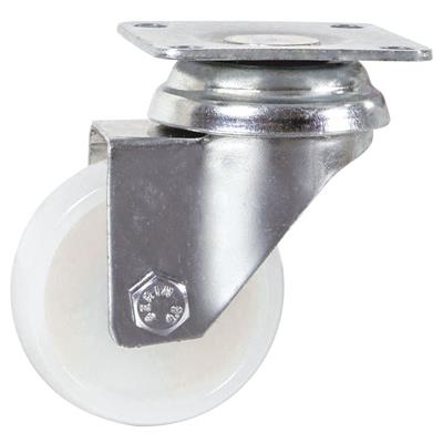 50mm Swivel Plate Castor White Nylon Wheel