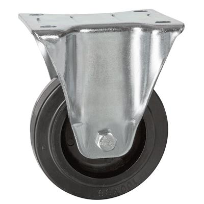 100mm Swivel Plate Castor Blue Elastic