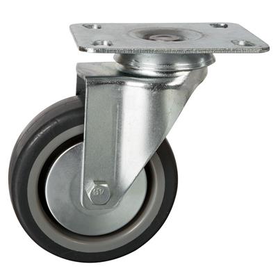 125mm Swivel Plate Castor Grey TPR
