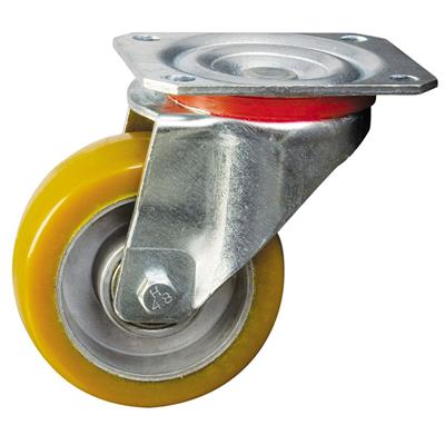 125mm Swivel Plate Castor Polyurethane