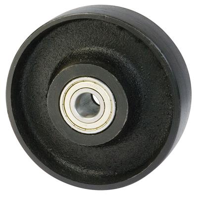150mm Diameter Cast Iron Wheel 20mm Ball Bearing