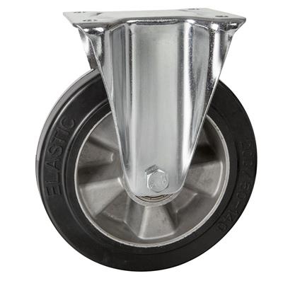 160mm Fixed Plate Black Elastic