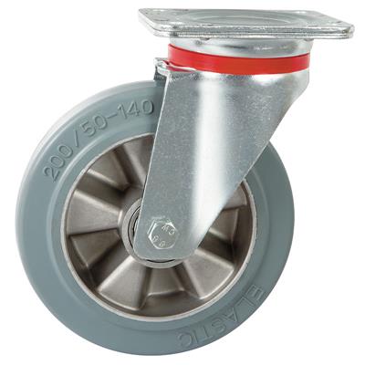 160mm Heavy Duty Swivel Plate Castor Towable