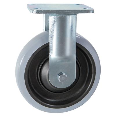 200mm Extra Heavy Duty Fixed Plate Castor